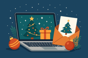 kostenlose elektronische Weihnachtskarte